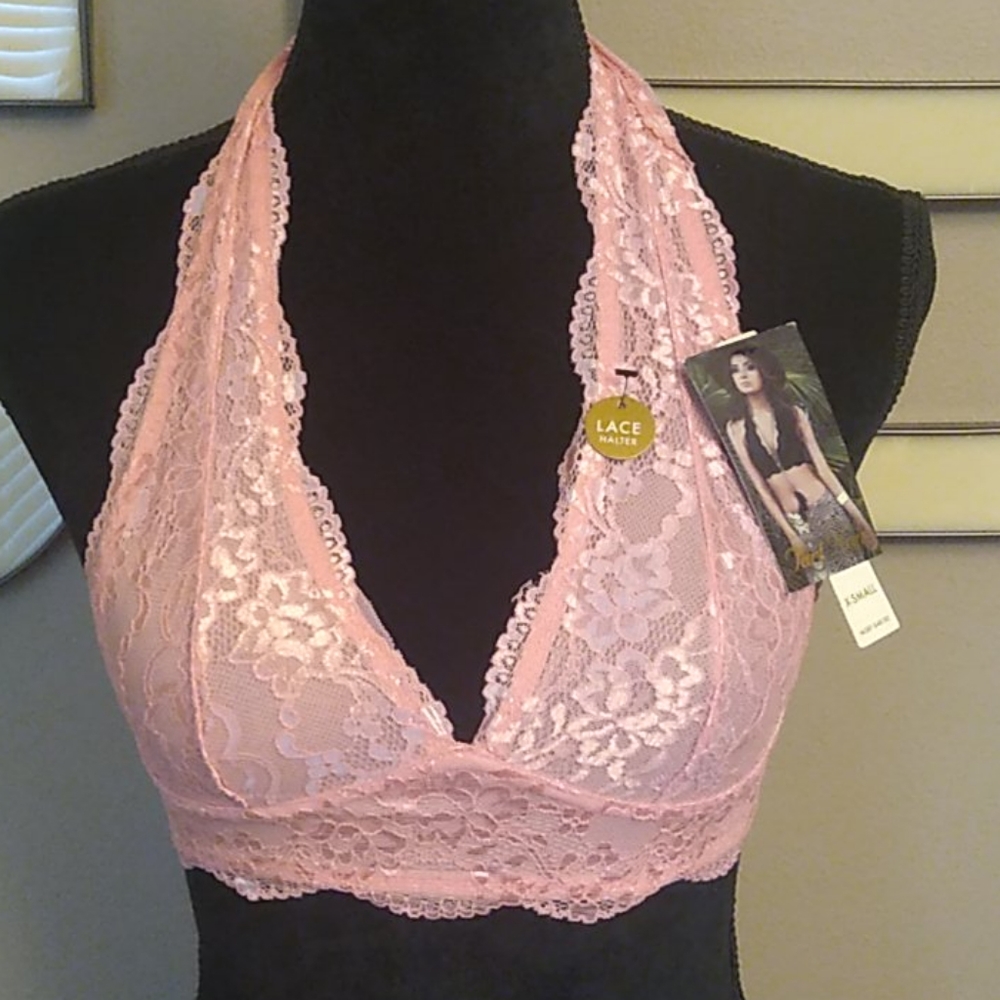 NWT Tart Noir Lace Halter Bralette